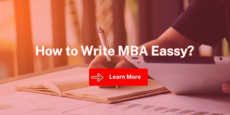 How To Write MBA Eassy